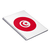 Tunesische vlag notitieboek (Rechterzijde)