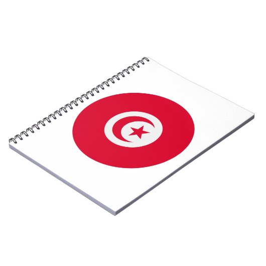 Tunesische vlag notitieboek (Linkerzijde)