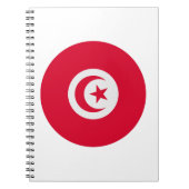 Tunesische vlag notitieboek (Voorkant)