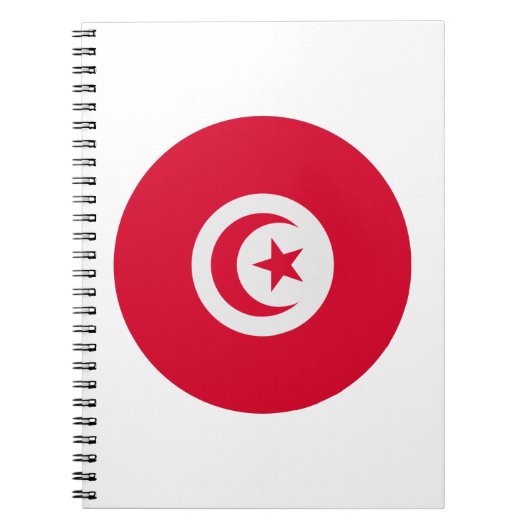 Tunesische vlag notitieboek (Voorkant)