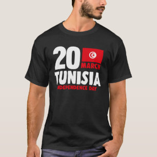  Tunesische vlag Patriottisch Tunesisch Onafhankel T-shirt