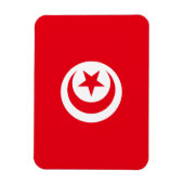 Tunesische vlag Premium Magnet Magneet (Verticaal)