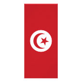 Tunesische vlag reclamekaart (Voorkant)