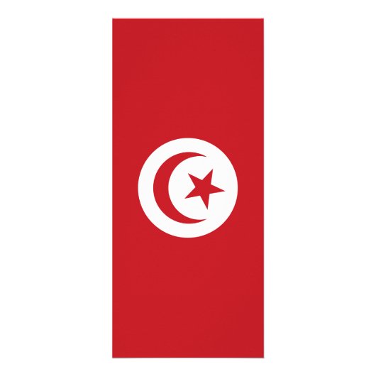Tunesische vlag reclamekaart (Achterkant)