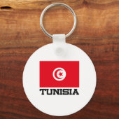 Tunesische vlag sleutelhanger (Voorkant)