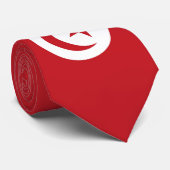 Tunesische vlag stropdas (Opgerold)