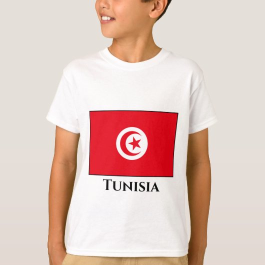 Tunesische vlag t-shirt (Voorkant)