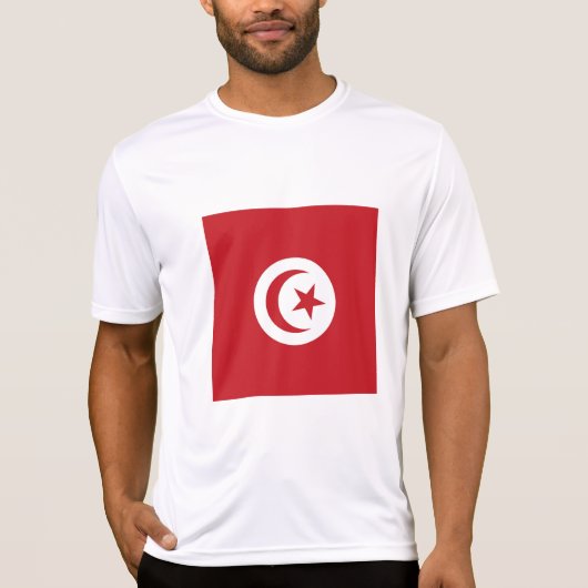 Tunesische vlag t-shirt (Voorkant)