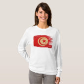 Tunesische vlag t-shirt (Voorkant volledig)