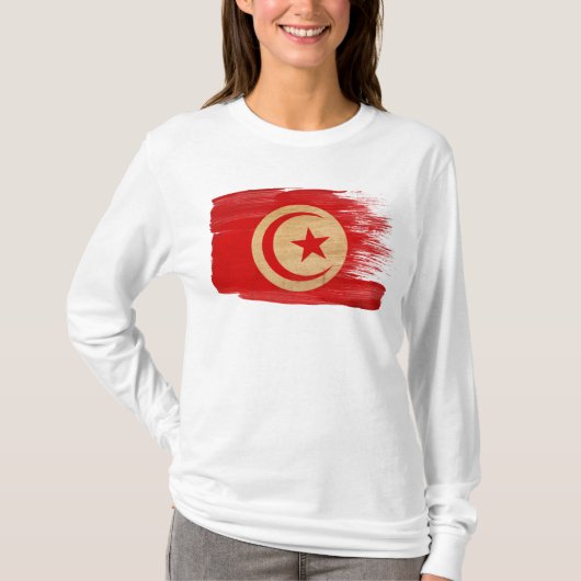 Tunesische vlag t-shirt (Voorkant)