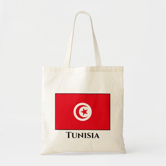 Tunesische vlag tote bag (Voorkant)