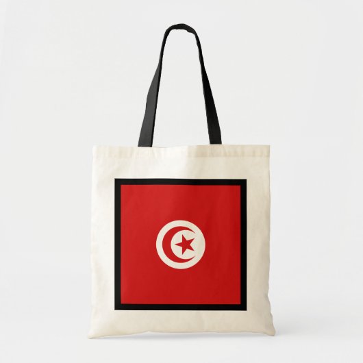 Tunesische vlag tote bag (Voorkant)