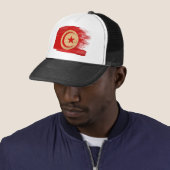 Tunesische vlag Trucker Hat Pet (In situ)