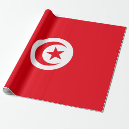 Tunesische vlag (Tunesië) (islamitische halve maan Cadeaupapier