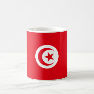 Tunesische vlag (Tunesië) (islamitische halve maan Koffiemok