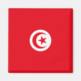 Tunesische vlag (Tunesië) (islamitische halve maan Magneet