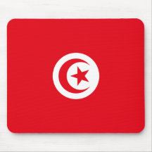 Tunesische Vlag (Tunesië) (Islamitische Halve Maan