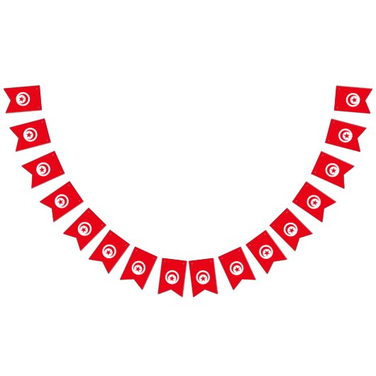 Tunesische vlag vlaggetjes (Alle)