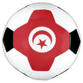 Tunesische vlag voetbal (Gedraaid)