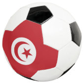 Tunesische vlag voetbal (Drie kwart)