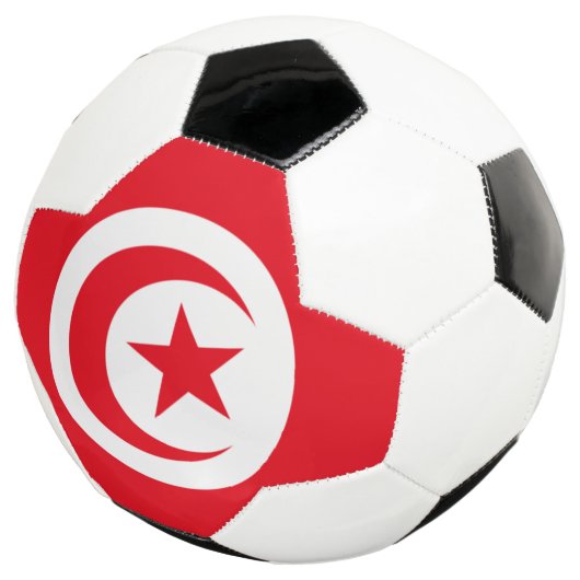 tunesische vlag voetbal (Drie kwart)