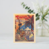 Tunesische woekeraffiche 1899 briefkaart (Staand voorkant)