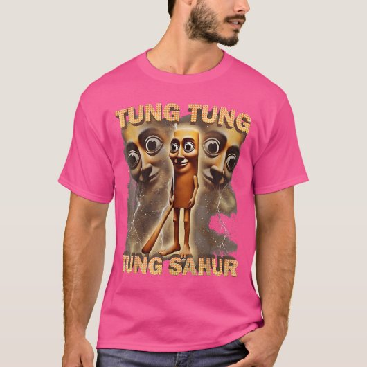 Tung Sahur retro T-shirt (Voorkant)