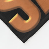 Tung Tung Sahur Ai Monster Italiaans Brainrot K Fleece Deken (Hoek)