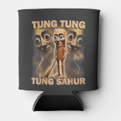 Tung tung sahur Brainrot Meme Blikjeskoeler (Voorkant)