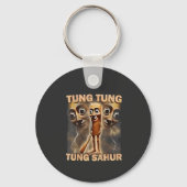Tung tung sahur Brainrot Meme Sleutelhanger (Voorkant)