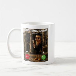 Tung Tung Sahur Calling Meme Afstuderen Afstuderen Koffiemok