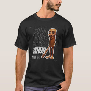 Tung Tung Sahur Funny Meme Brainrot Humor Gen T-shirt