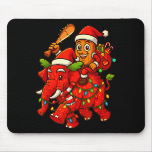 Tung Tung Sahur Olifant rijden Kerst Italiaans Muismat