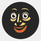 Tung Tung Tung Sahur Costume Ronde Sticker (Voorkant)