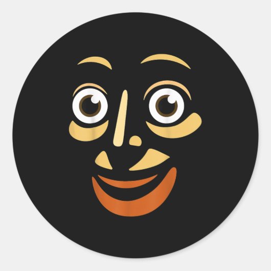 Tung Tung Tung Sahur Costume  Ronde Sticker (Voorkant)