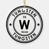Tungsten Element Keramisch Ornament (Voorkant)