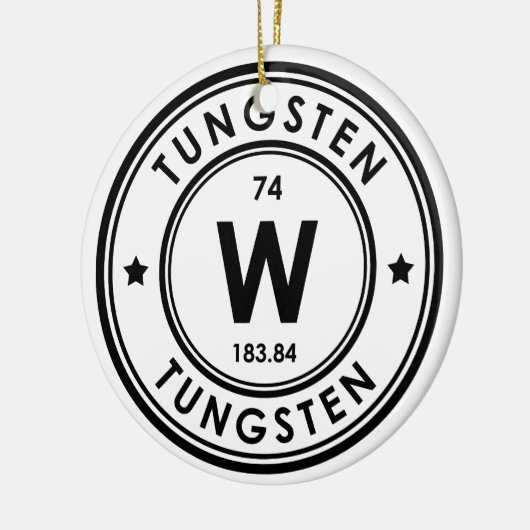 Tungsten Element Keramisch Ornament (Links)