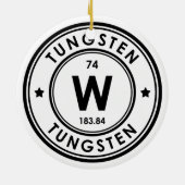 Tungsten Element Keramisch Ornament (Achterkant)