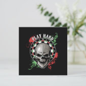 Tungsten Throwers Dartsmith Dartboard Gift Throwin Kaart (Staand voorkant)