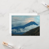 Tungurahua, Ecuador Kaart (Voorkant / Achterkant in situ)