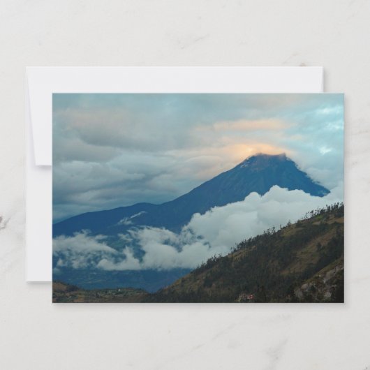 Tungurahua, Ecuador Kaart (Voorkant)