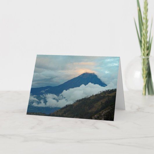 Tungurahua, Ecuador Kaart (Voorkant)