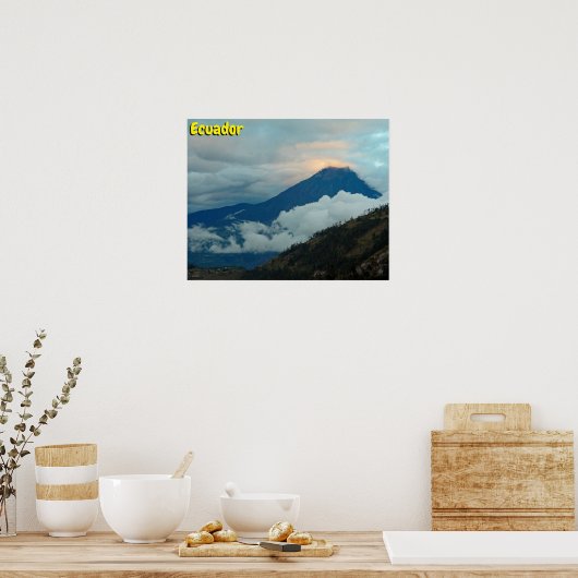 Tungurahua, Ecuador Poster (Keuken)