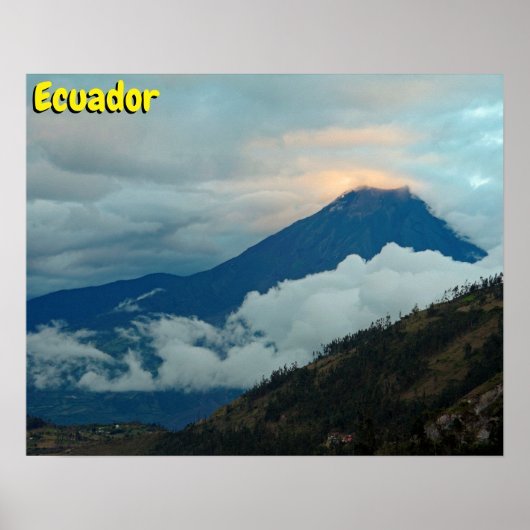 Tungurahua, Ecuador Poster (Voorkant)