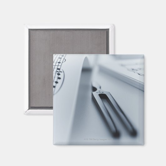 Tuning Fork Magneet (Voorkant / Achterkant)