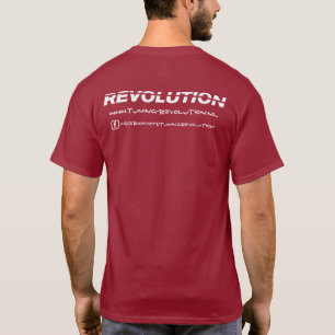 Tuning Revolution - Witte tekst - Facebook T-shirt