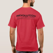 Tuning Revolution - Zwarte tekst - Facebook Tshirt (Achterkant)