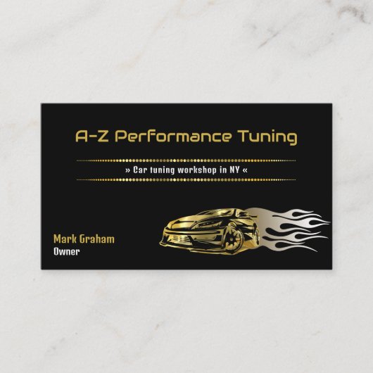 Tuning Service | Beste workshop Visitekaartje (Voorkant)