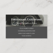 Tuningdeskundigen en monteurs, autoreparateurs visitekaartje (Achterkant)