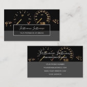 Tuningdeskundigen en monteurs, autoreparateurs visitekaartje (Voorkant / Achterkant)